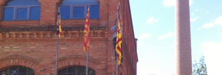 Retirada de l'estelada a càrrec d'iCelrà-ERC