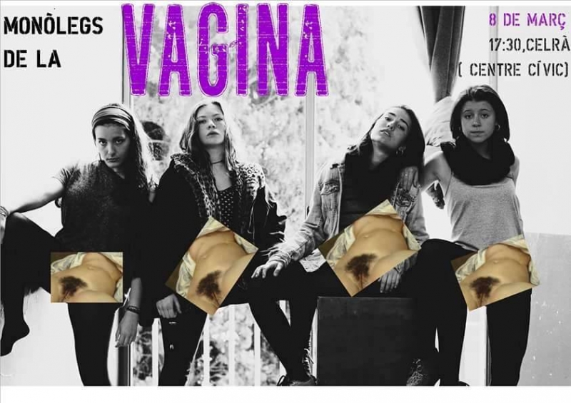 Cartell de la representació de Monòlegs de la vagina